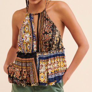 Free People Bellini Patchwork Tank Top | XL